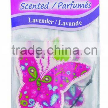 logo printed different scents paper car air freshener