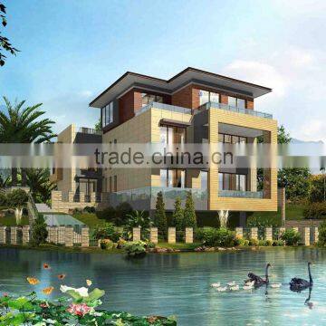 2015 baorun Supplier Light Steel Gauge Prefabricated Houses
