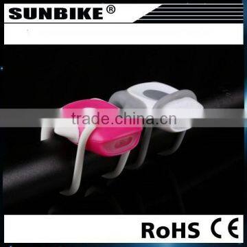 2015 hot sale factory silicone bicycle light