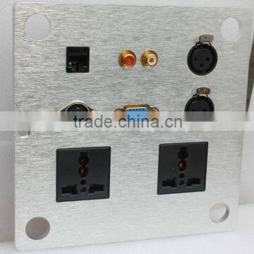 Aluminium New Design Wall Socket 220v for Conference Room