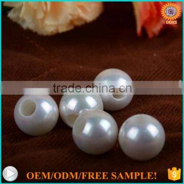 wholesale loose huge hole shell pearl beads