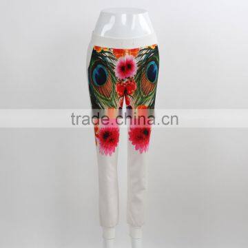 F5W30044 Floral Knit Pants For Women