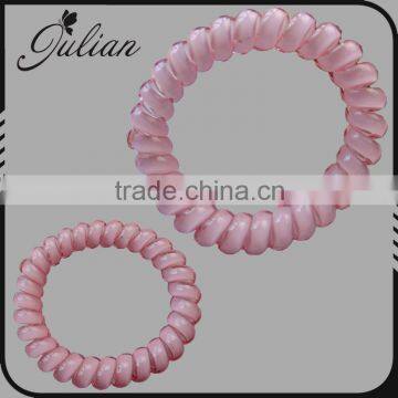 Telephone Hair Elastics Rubber Band For Hair Striped Bracelet Ponytail Holders Hair Rope Rainbow Accessories FHHTA0024-2