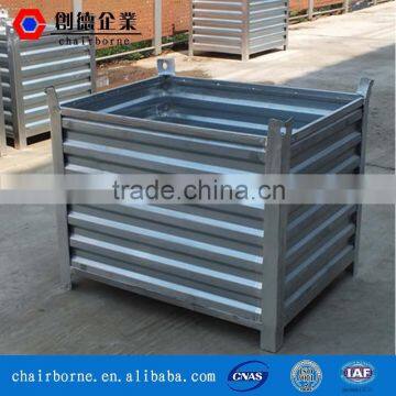 heavy duty metal pallet stackable storage container from China