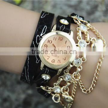 small wrist multi strap ladies watches long strap wrist women watch