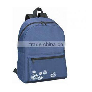 600D PVC Polyester High Quality Waterproof Foldable School Backpack Made in China Xiamen photo-4