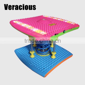 Veracious slimming shaping twisting machine, double spring dance stepper, slimming waist wriggling plate board