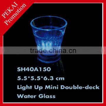 Double wall glass coffee cup