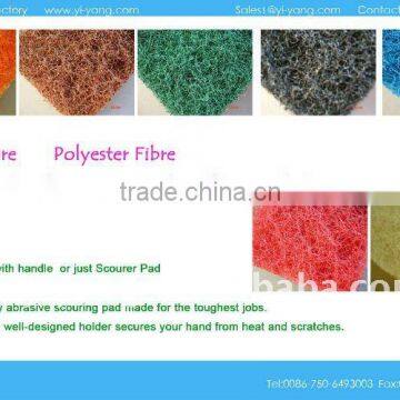 Heavy-duty scouring pad