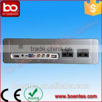 Hotel Room Multiple Media Wall Mount Socket Plate/Hotel Media Hub