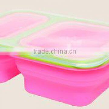 2016 2 Layer Microwave Portable For Kids Bento Lunchbox photo-2