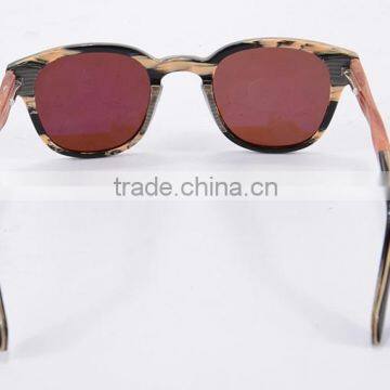 Fashion Acetate Sunglasses With Wood Temple photo-3