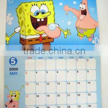 Funny children desk calendar printing