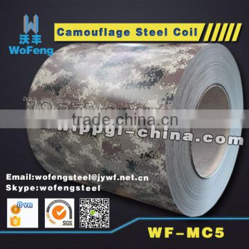 Coloring of Camouflage PPGI For Steel Building Material