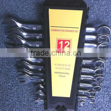 Metric Combination Wrench Set, 12-Piece