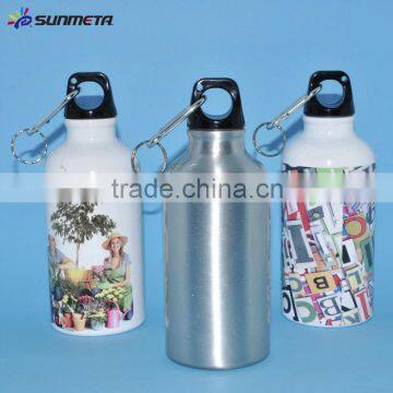 Sublimation Wholesale Aluminum Water Bottle 400ML White/Sliver (LH-12) photo-4