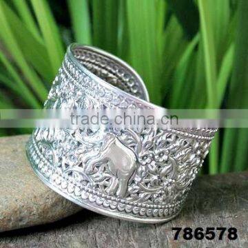 Indian Brass Metal Fashion Bangle, Bracelet,Cuff Elephant Design