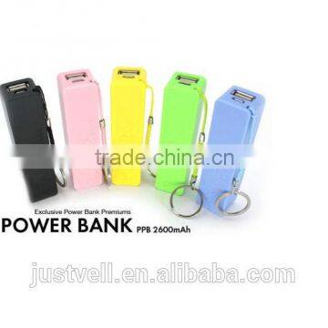 portable charger mobile power bank 2600MAH