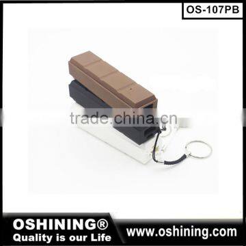 Chocolate style Mini power bank,USB POWER PACK External Battery Chargers Ultra Slim Lighting Power Bank 20000mAh