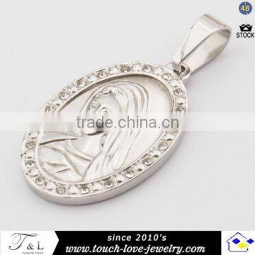 newest fashion jewelry pendant 304 stainless steel Christian pendant