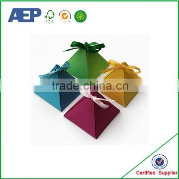 High quality fancy paper custom logo packaging box