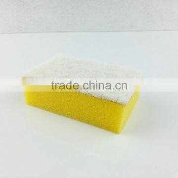 sponge foam cleaning scourer pad with sponge