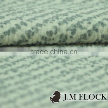 Polyester flocking print textile fabric wholesale 2015 fabshion fabric