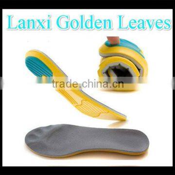 2016 Hipoly foam material hiking insole shock absorb sport insole