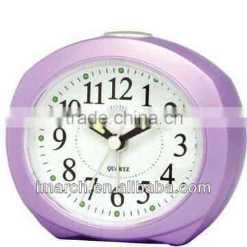 purple rounded clock,table clock