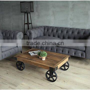 Hotel lobby wooden sofa design