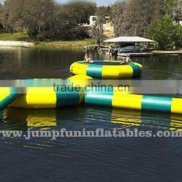 Commercial Water Trampoline water park,Double Inflatable trampoline with water blob