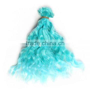 Colorful Synthetic Curly Hair Piece for BJD Doll Wig photo-6