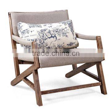 Living room furniture wood chair in modern style