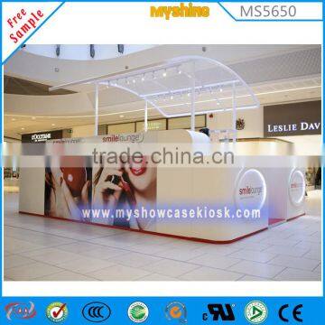 modern design mall teeth whitening kiosk for sale