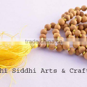 Mysore Pure Sandalwood Japa Prayer Mala Bead/rosary Beads/sandalwood Beads photo-3