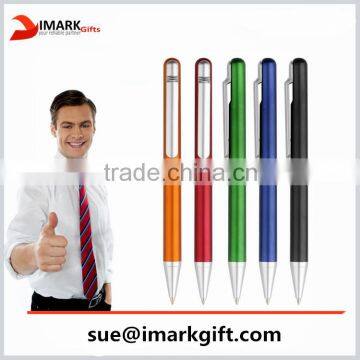 Top-Grade promotional plastic pen/Hotel pen with new clip design