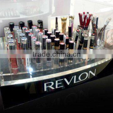 logo printing acrylic cosmetic display lipstick stand holder