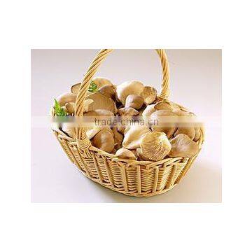 fruit and vegetable wicker basket with handle