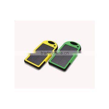 2016 Hotsale Waterproof Solar Power Bank 5000mAh, Portable Solar Charger photo-6