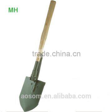 Garden Tools Wooden Handle Foldable Shovel