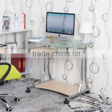 2015 hot sale home office glass computer desk