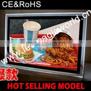 Wholesale Advertising Restaurant Illuminated Led Menu Holder