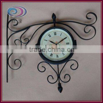 Unique Iron Wall Clock For Home Decoration