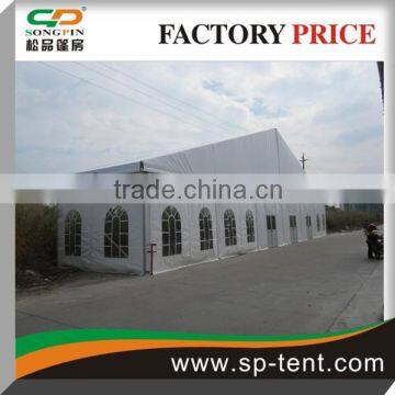 large boat warehouse storage tent 30x30m with glass door