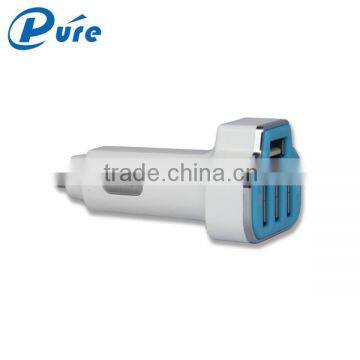2 Color Charger Black/White Starting Multi Port USB Car Charger 5.2A Output Speed Fast Charger photo-2