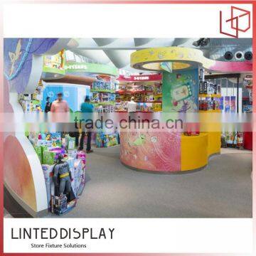 OEM&ODM attractive design children shoe shop display interior design