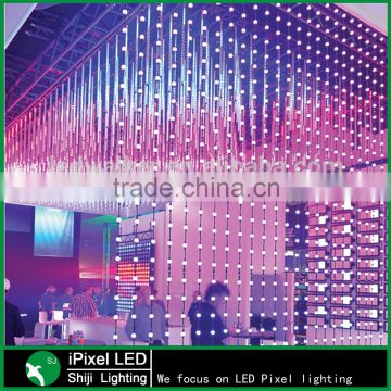 dmx512 led crystal dmx ball light hanging party lights 50mm