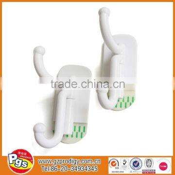 hot selling self adhesive plastic decorative coat hooks