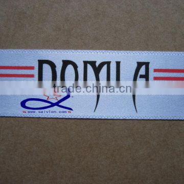 custom watermark woven lable