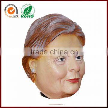 2016 new most popular realistic human face Hillary Clinton Celebrity mask
